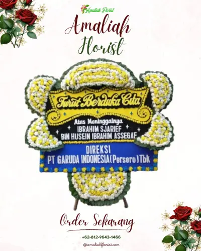 Papan Bunga Duka di Bojongjuruh